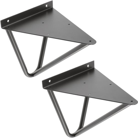 Ihomepark Planksteun, plankdrager, plankconsole, geschikt voor zware Ihomepark Planksteun, plankdrager, plankconsole, geschikt voor zware
