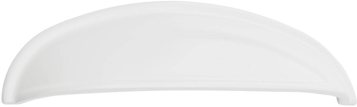Schelpgreep NICK Signal wit BA 96 mm Apothekershandgreep Inname handgrepen Schelpen van SOTECH