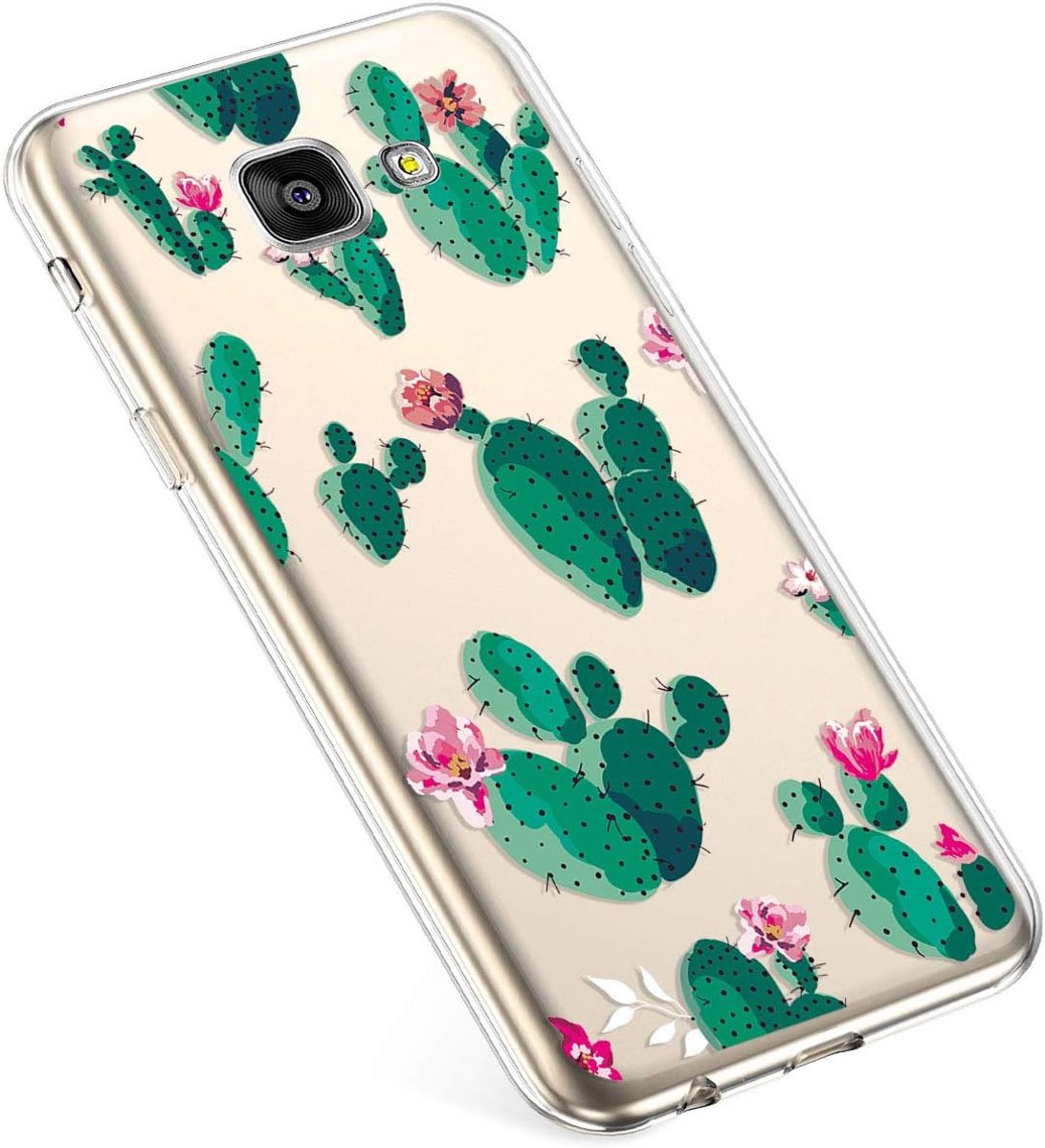 Compatibel met Samsung Galaxy A5 2016 - cactus hoesje - telefoonaccessoires