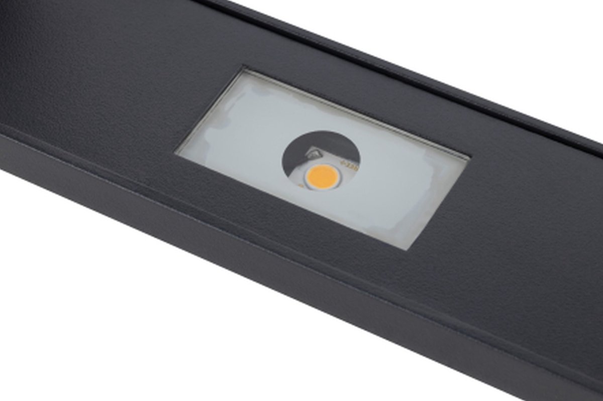 Licht-Erlebnisse - Muno - LED - Wandlamp - IP54 - 3000K - 242lm - van - Aluminium - in - antraziet