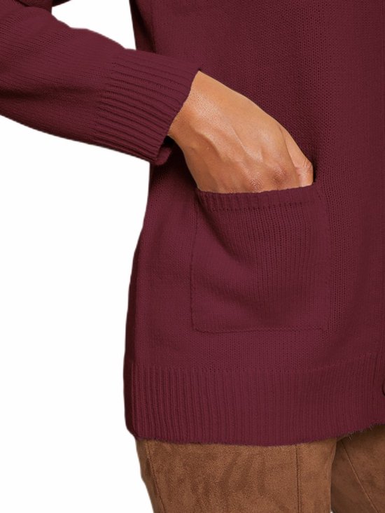 Cardigan en grosse maille avec boutons