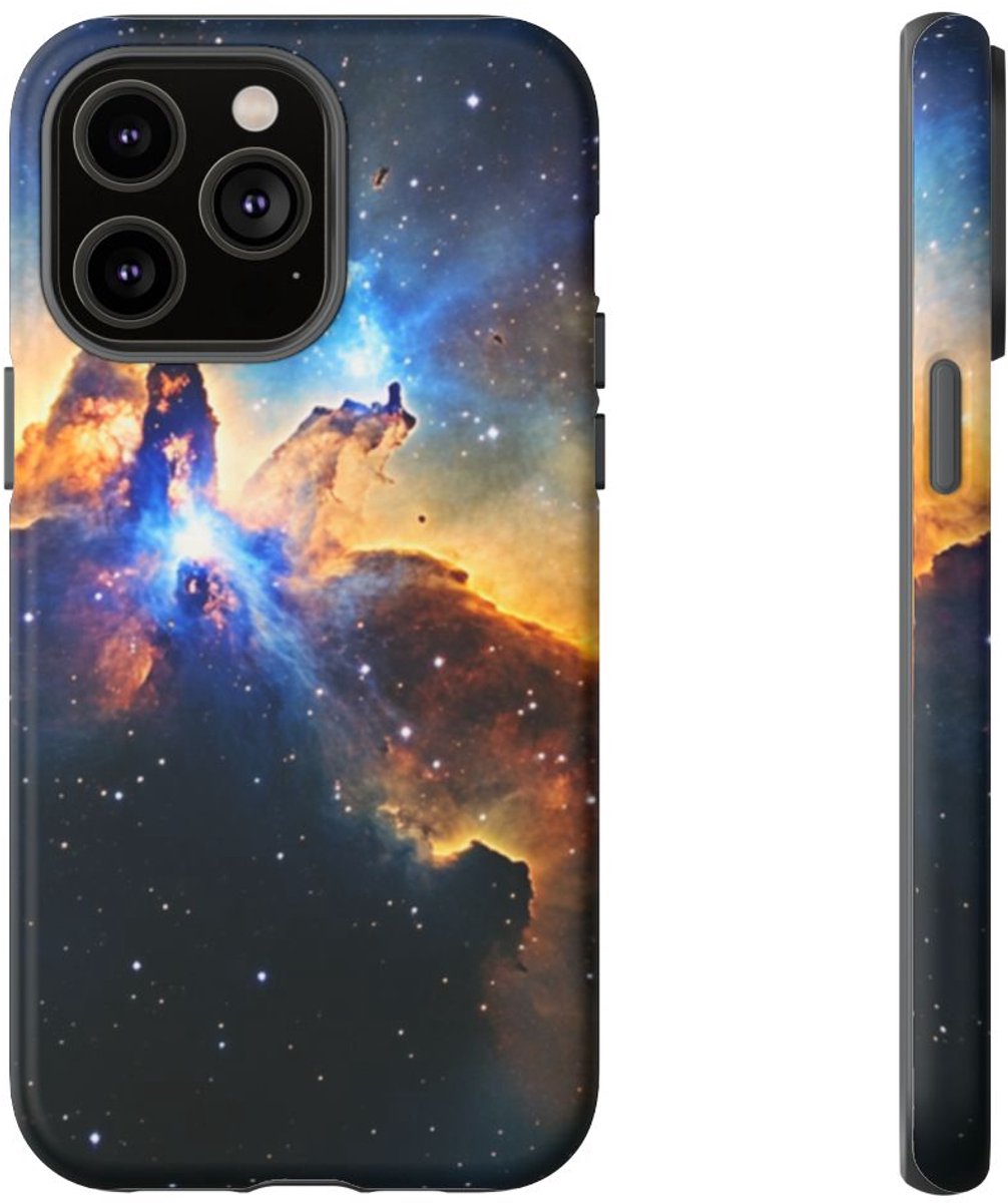 Kleurrijke Kosmische Nevel – Telefoonhoesje Geschikt voor iPhone 14 Pro Max