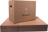 Verhuisdozen - 30 stuks - 60 Liter - Extra stevige Verhuisdoos - Dubbel golf karton - 50kg laadvermogen