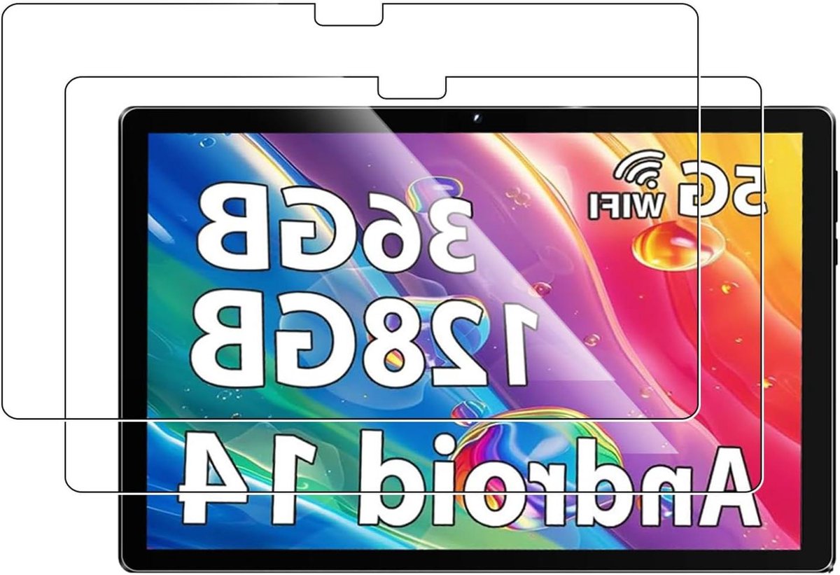 ByShane - Beschermende Film voor 10 Inch Tablet - Gehard Glas Schermbeveiliger - Hoge Transparantie Krasbestendig Anti-Vingerafdruk - Pack van 2stuks
