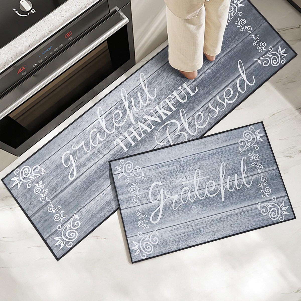 Ibenzoa® Stijlvolle en Comfortabele Keukenmatset met Anti-vermoeidheidstechnologie en Antislip Onderkant