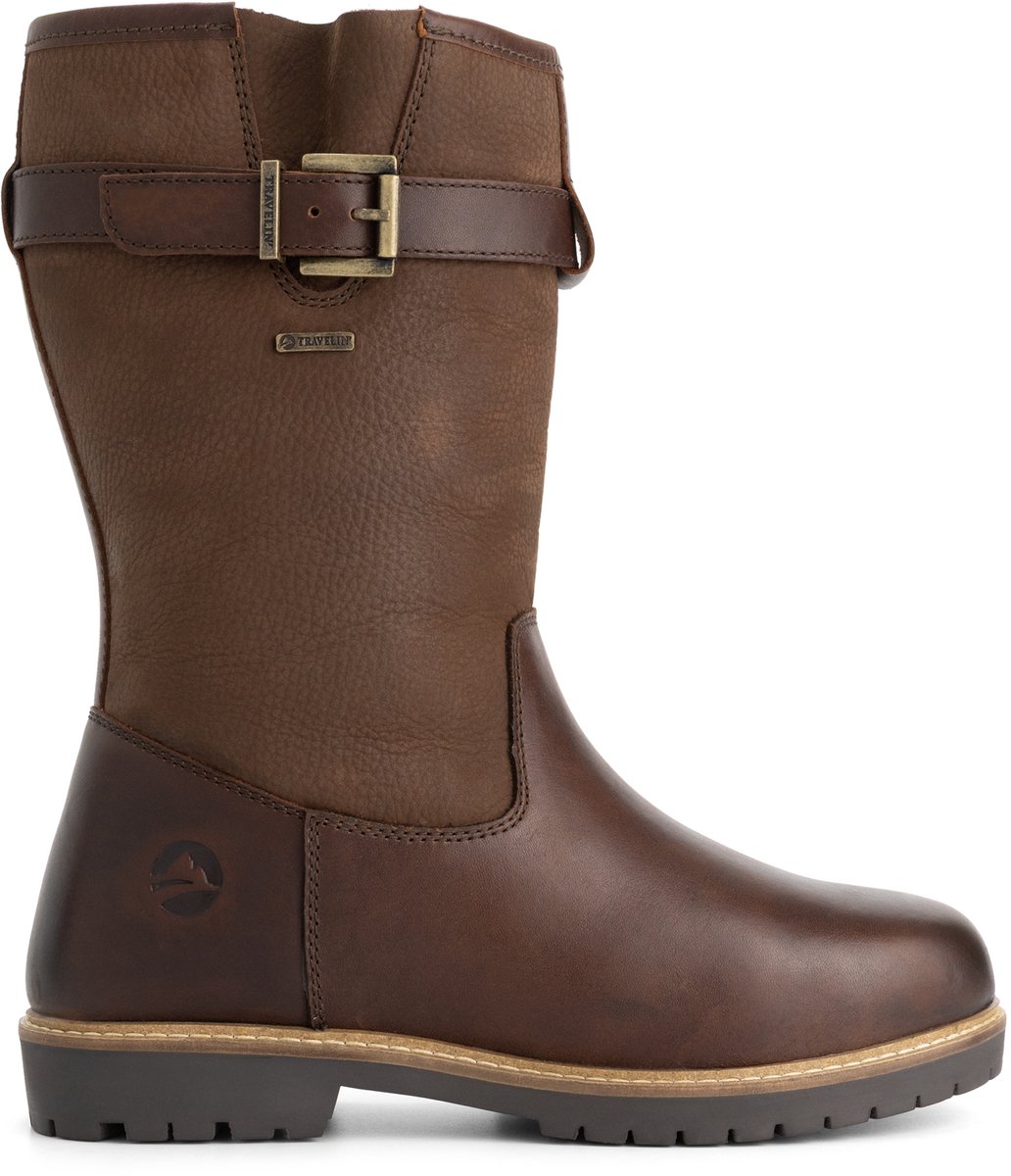 Travelin’ Vadso Dames Outdoorlaarzen Waterdicht Donkerbruin