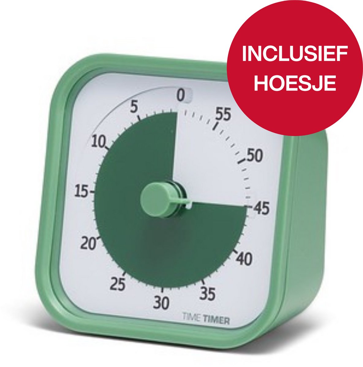 Time Timer® MOD Home Editie - Fern Green - 60 Minuten - Inclusief Hoesje