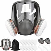 Gasmasker met filter, stofmasker, adembescherming, fijnstoflak