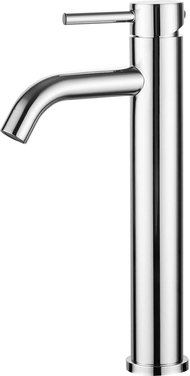 Ibenzoa® Moderne hoge wastafelkraan met ergonomische eengreepsbediening en waterbesparende technologie
