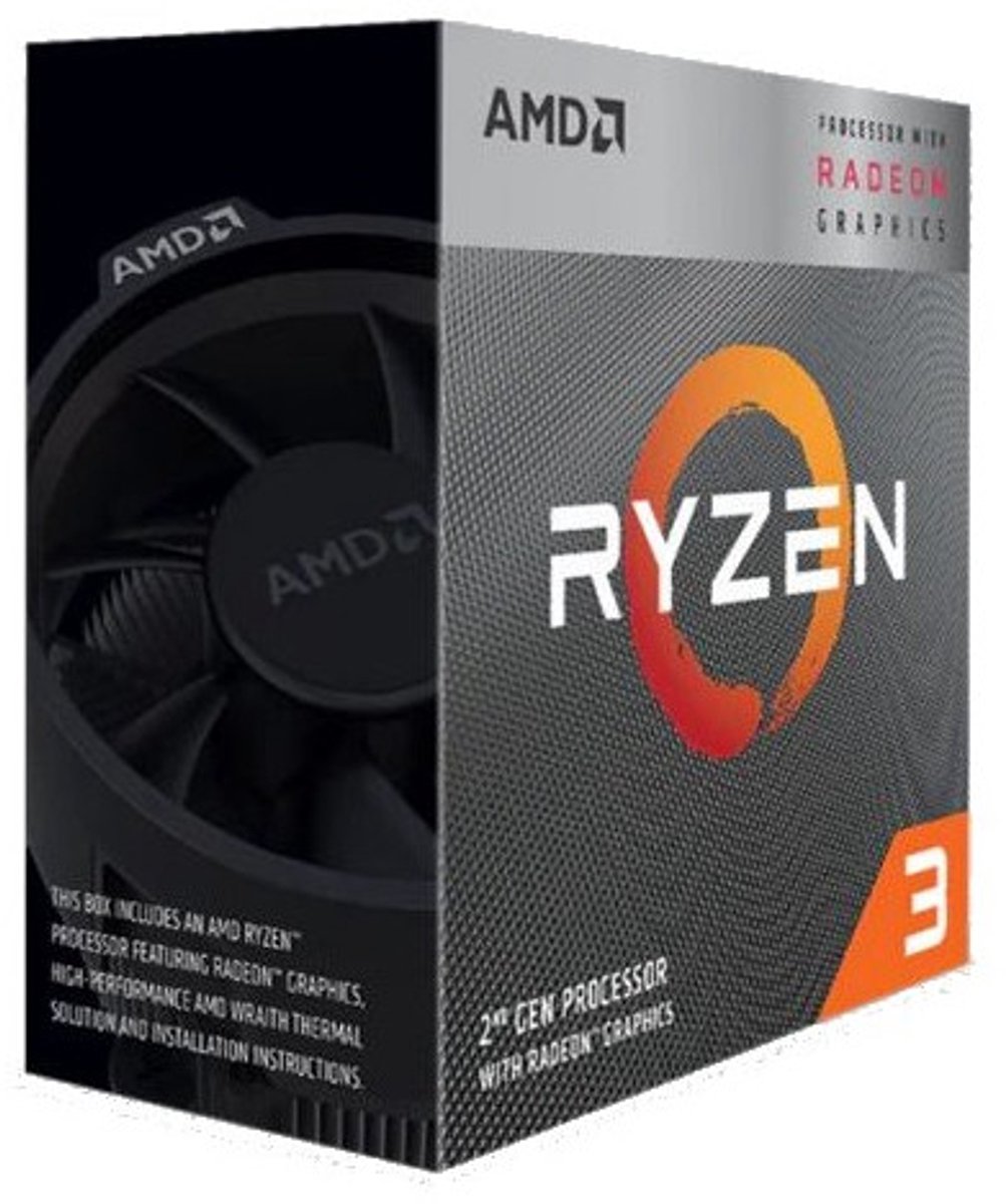 Amd Ryzen 3 3200G With Radeon Vega 8 Graphics Processor 3,6 Ghz 3 Mb L3 Doos