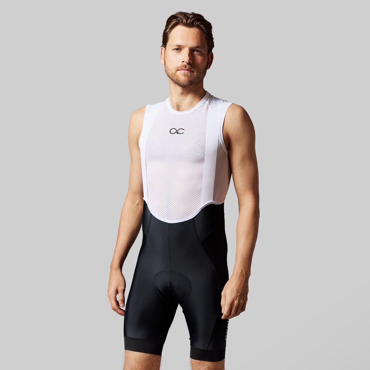 Acelera Essential Fietsbroek Heren met Zeem - Wielrenbroek - Wielerbroek - Mountainbike - Fietsshort - Spinning - Fietskleding - Koersbroek - Kort - Bretels - Maat M