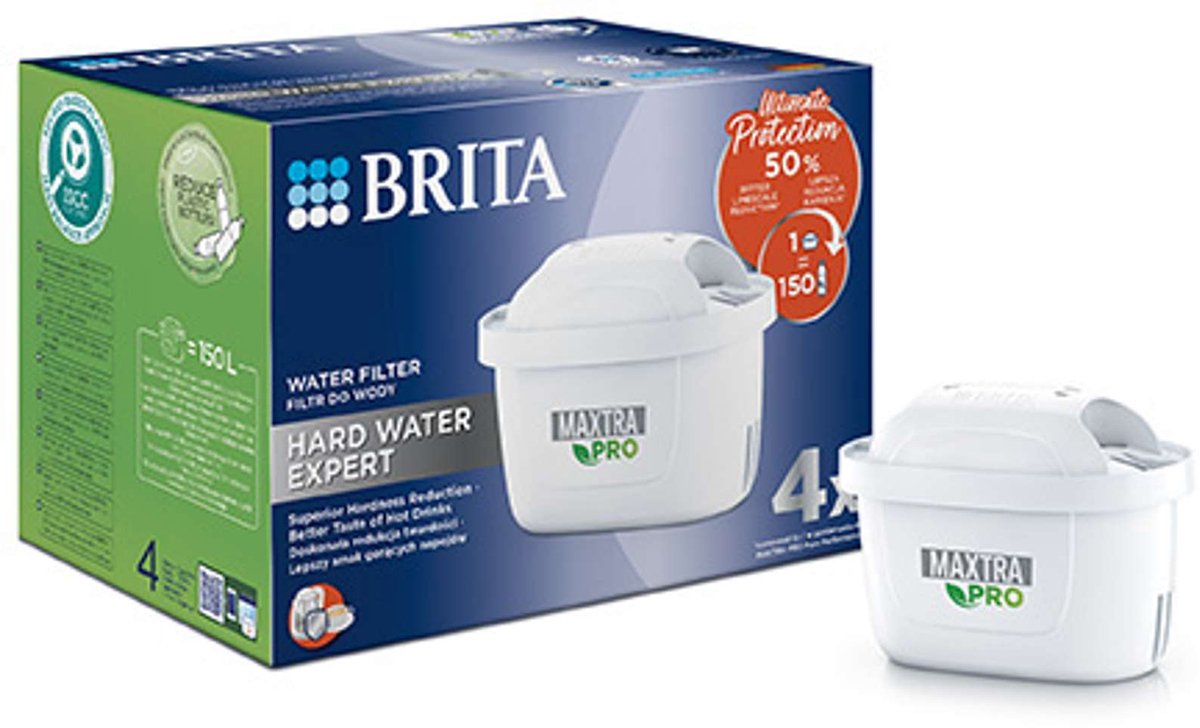 Brita Accessoires - Waterfilters Maxtra Pro Hard Water Expert, 4 stuks 1051771