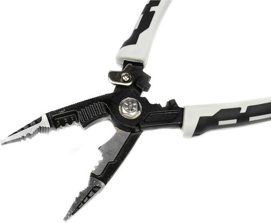 Foto: Multifunctionele elektriciens tang 8 in 1 20 cm striptang krimptang benson