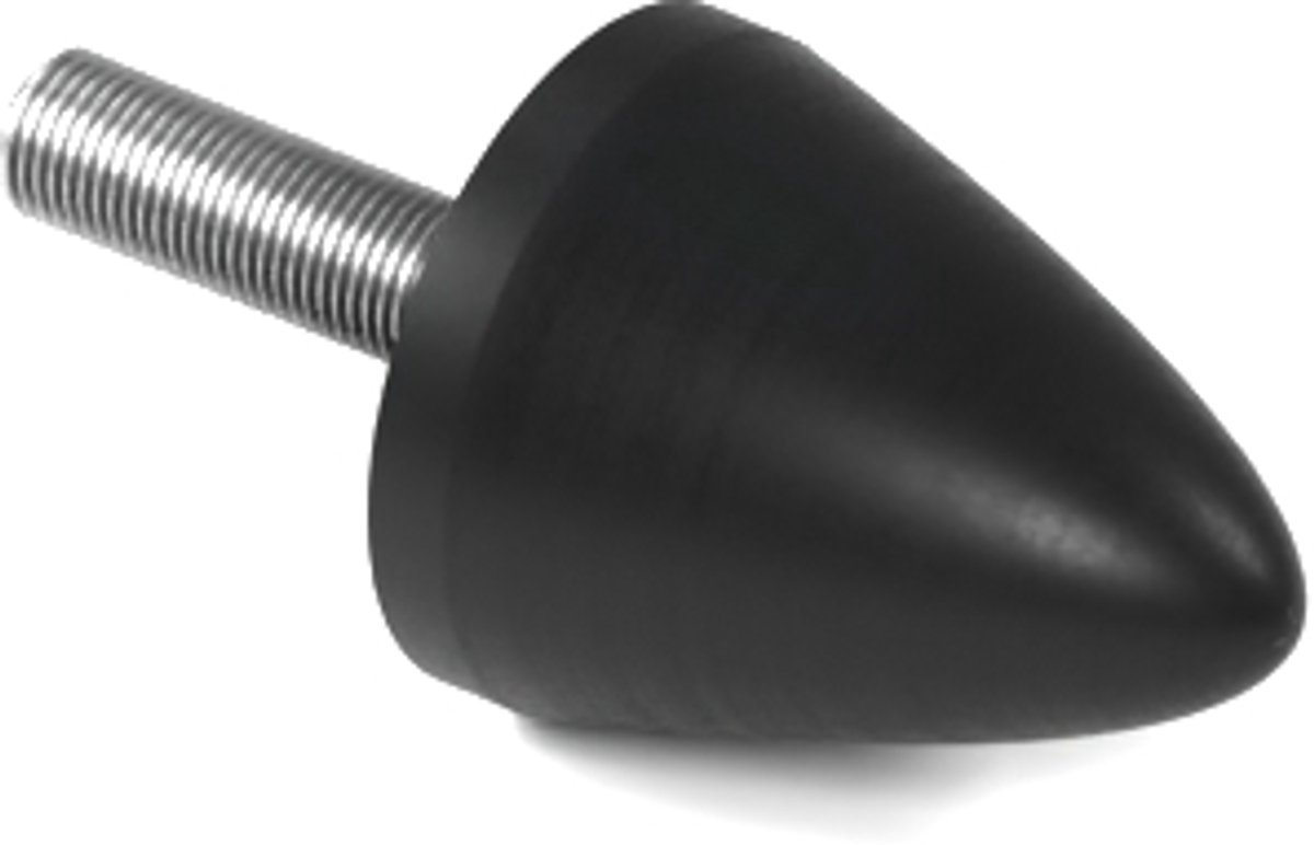 Rubbermagazijn - Parabool demper Type KP/D 20x24mm - M6 - Set 10 stuks