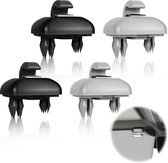 INF PU Lederen Auto Zonneklep Zonnebril Houder Clip - Multifunctionele