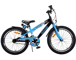 Volare Sportivo Kinderfiets - Jongens - 20 inch - Blauw - Twee handremmen