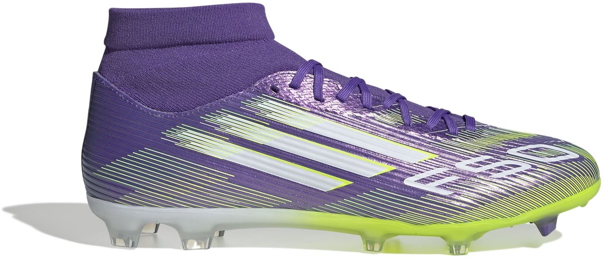 adidas Performance F50 League Mid Firm/Multi-Ground Voetbalschoenen - Unisex - Paars — cadeau in Sport & Outdoor - foto 2