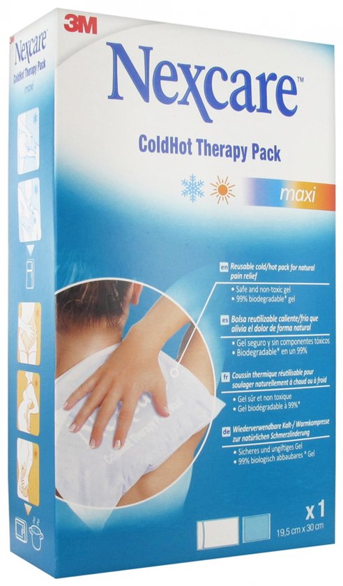 Nexcare™ ColdHot Therapy Pack Maxi | Koelpack Veilige en niet-giftige gel Koude & warme toepassing Veelzijdig inzetbaar 1 Compressen