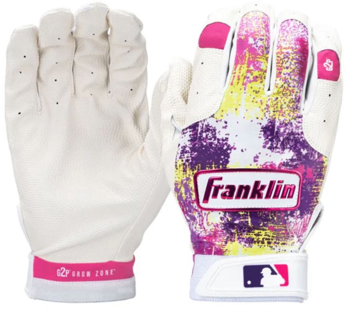 Franklin Grow-To-Pro Tee Ball Series S White/Pink voor Sport Honkbal/Softball