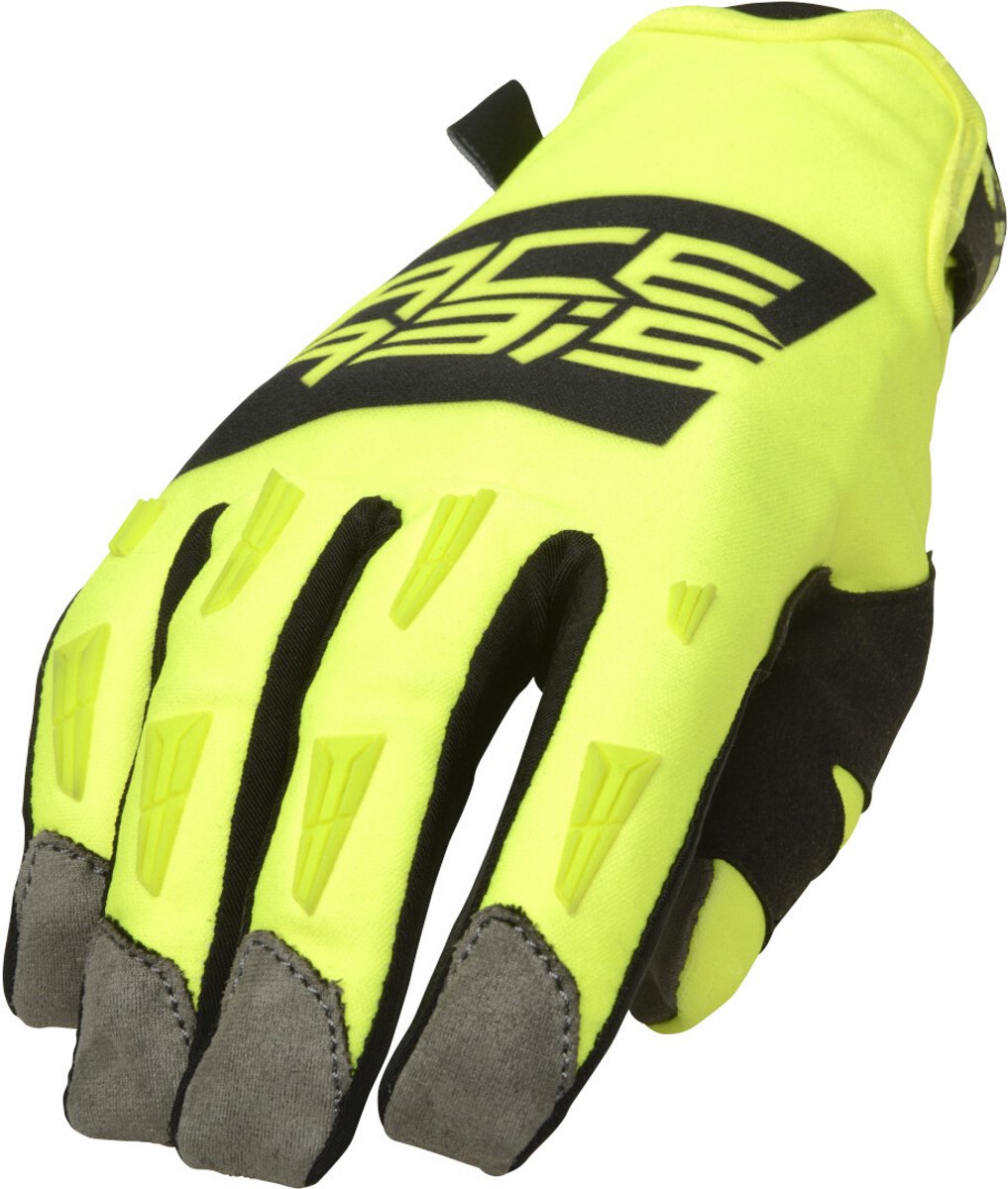 Acerbis WP Homologated Geel Zwarte Crosshandschoenen - Handschoen