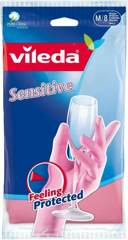 Vileda Handschoenen Sensitive M 1 paar | bol.com