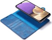 Samsung Galaxy A32 5G Hoesje 2-in-1 Book Case en Back Cover Blauw