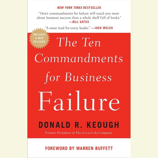 The Ten Commandments for Business Failure - cover