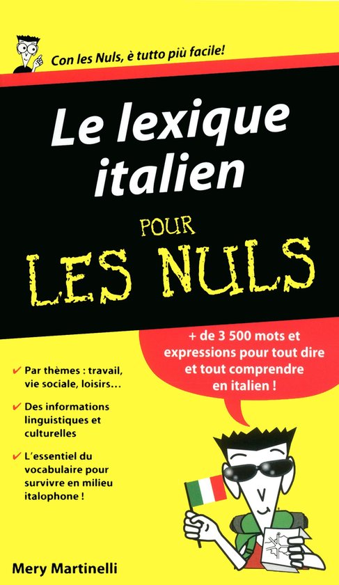 Guide de conversation pour les nuls - Le lexique italien pou ... - cover