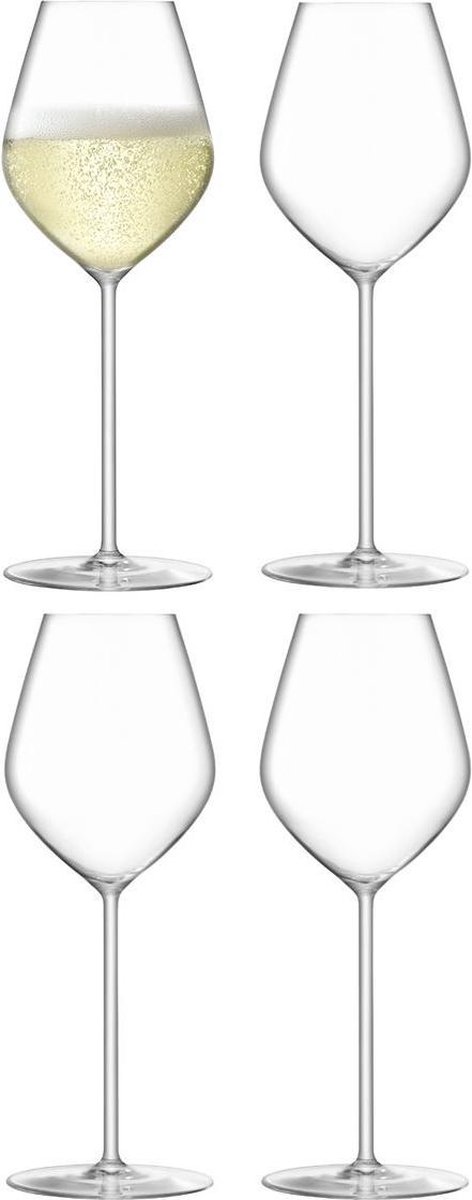 L.S.A. Borough Glas Champagne - 265 ml - Set van 4 Stuks