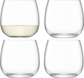L.S.A. Borough Glas Wijn - 370 ml - Set van 4 Stuks