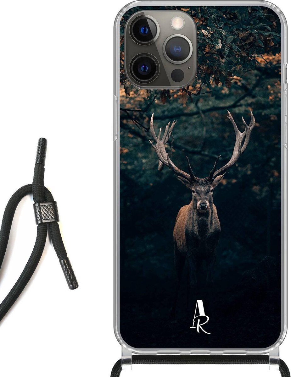 iPhone 12 Pro Max hoesje met koord - Deer