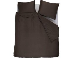 VTWonen Earth - Dekbedovertrek - Lits-jumeaux - 260x200/220 cm - Dark Brown