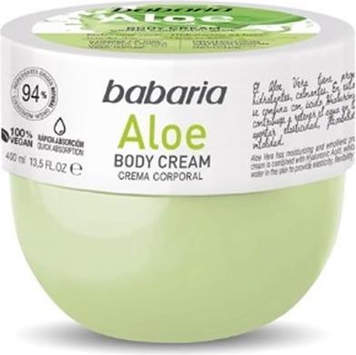Babaria Aloe Body Cream 1ml