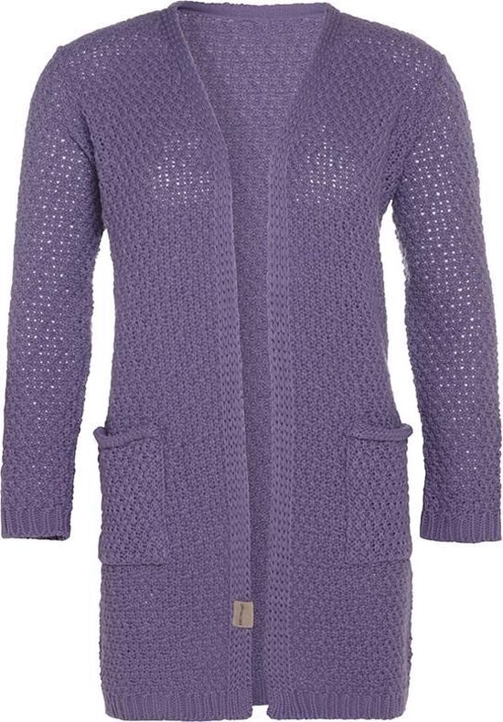 Knit Factory Luna Gebreid Vest - Cardigan uit wol - dames vest - Met Steekzakken