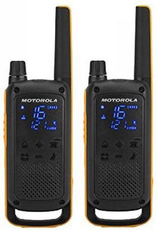 Motorola tlkr-t82 extreme - twin pack - zwart