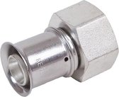 KeKelit Kelox schroefbus - 1x20mm pers messing