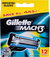 Gillette Mach 3 - 12 pièces - Rasoirs