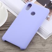Xiaomi Mi Max 3 Hoesje - Mobigear - Rubber Touch Serie - Hard Kunststof Backcover - Paars - Hoesje Geschikt Voor Xiaomi Mi Max 3