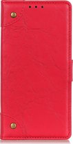 Mobigear Ranch Telefoonhoesje geschikt voor OPPO A31 Hoesje Bookcase Portemonnee - Rood