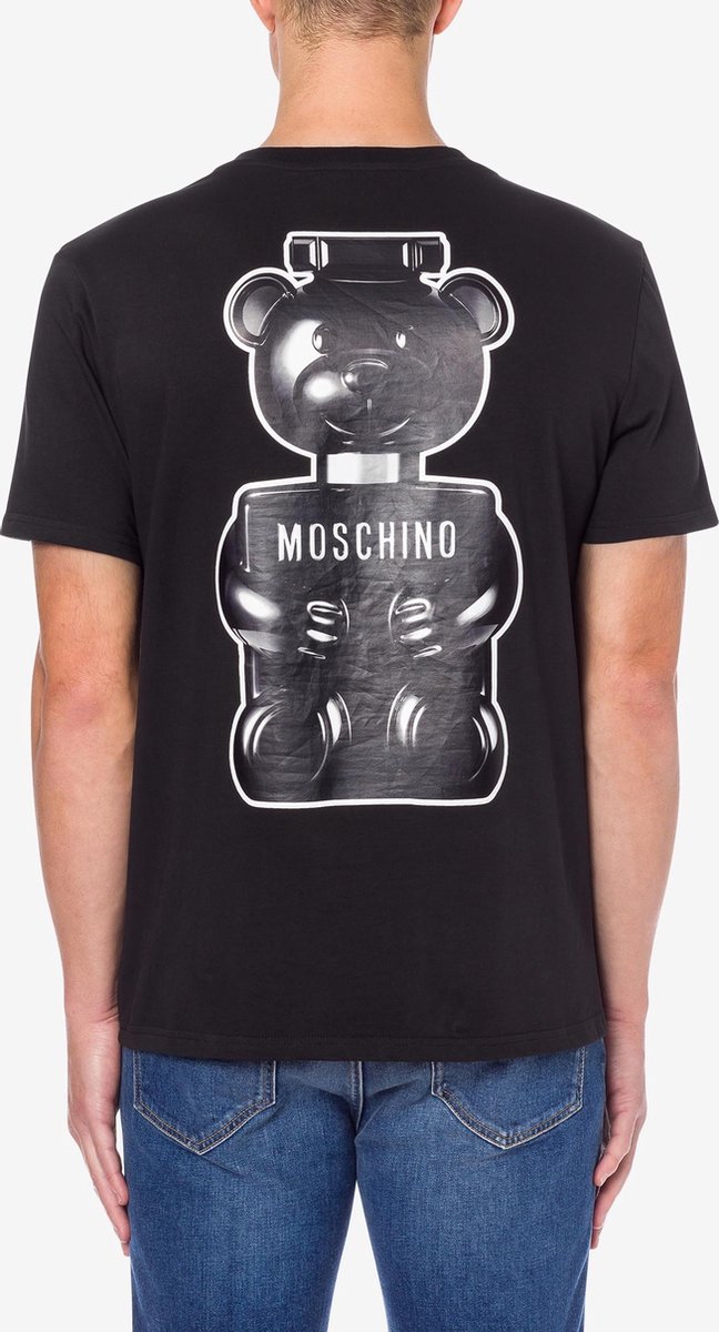 Moschino Heren Toy Boy Jersey T-shirt Zwart maat 50