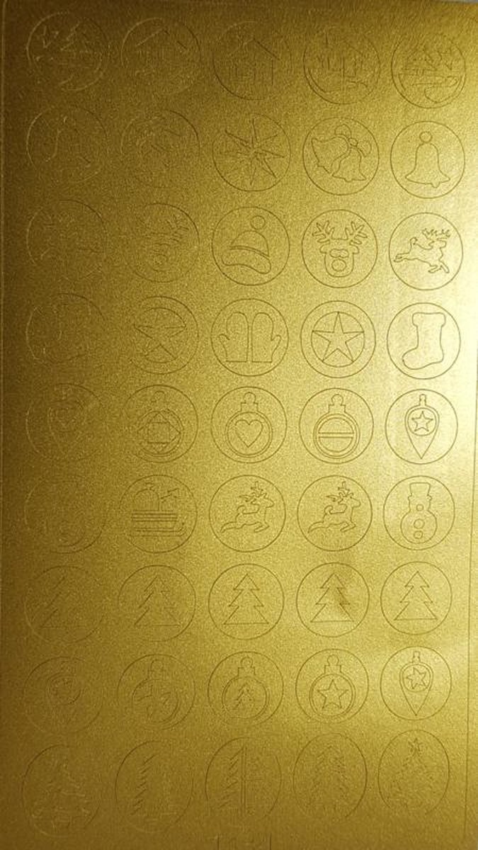 Goedkoopste Nail Art Stickers - Nagel Stickers - Korneliya Deep Design Nr 134 Kerst Figuurtje