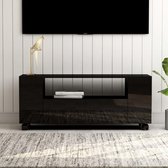 vidaXL Tv-meubel 120x35x43 cm spaanplaat hoogglans zwart