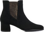 Hassia Vrouwen Suède     Chelsea boots / Laarzen / Damesschoenen 306942 - Zwart - Maat 42