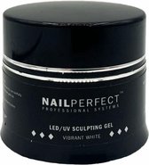 NailPerfect LED/UV Sculpting nagellak gel Vibrant White