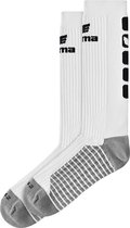 Erima Classic 5-Cubes Sock Long - Wit / Zwart - taille 43-46