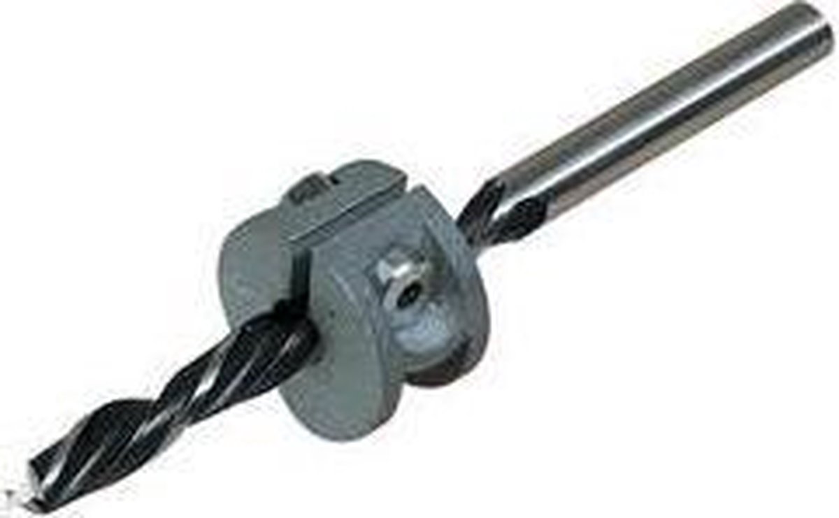 wolfcraft - Houtboor 6 mm inclusief Dieptestop - Dieptebegrenzing deuvels - 2731000
