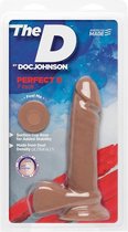 The D - Perfect D with Balls - 7 Inch - Caramel - Realistic Dildos