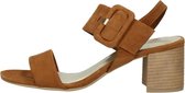 Marco Tozzi Sandalen met hak cognac - Maat 37