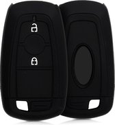 kwmobile autosleutel hoesje voor Ford 2-knops autosleutel Keyless Go - Autosleutel behuizing in zwart
