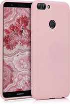 kwmobile telefoonhoesje voor Huawei Enjoy 7S / P Smart (2017) - Hoesje voor smartphone - Back cover in mat roségoud